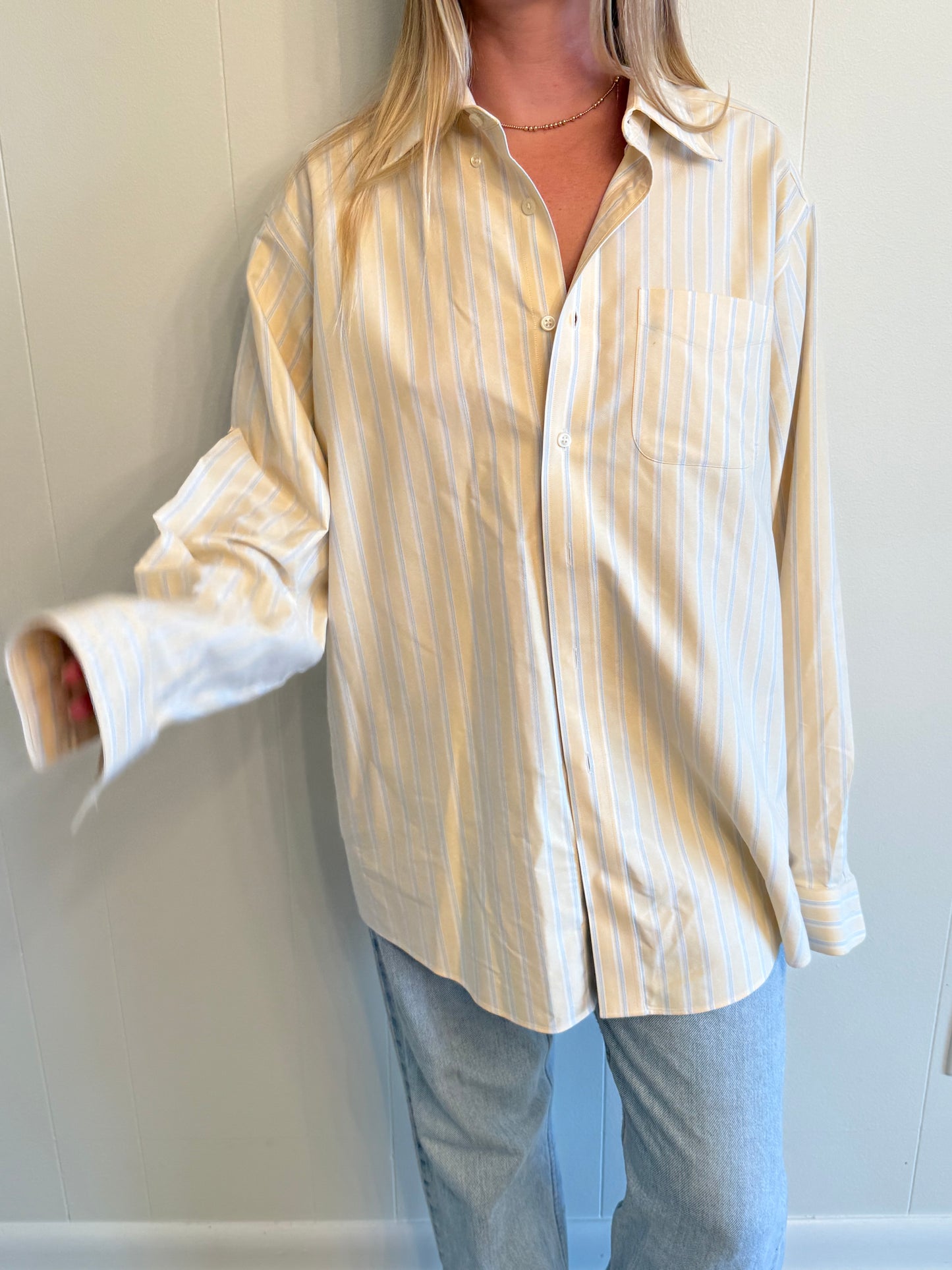 Lemon Drop Button Down