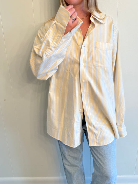 Lemon Drop Button Down
