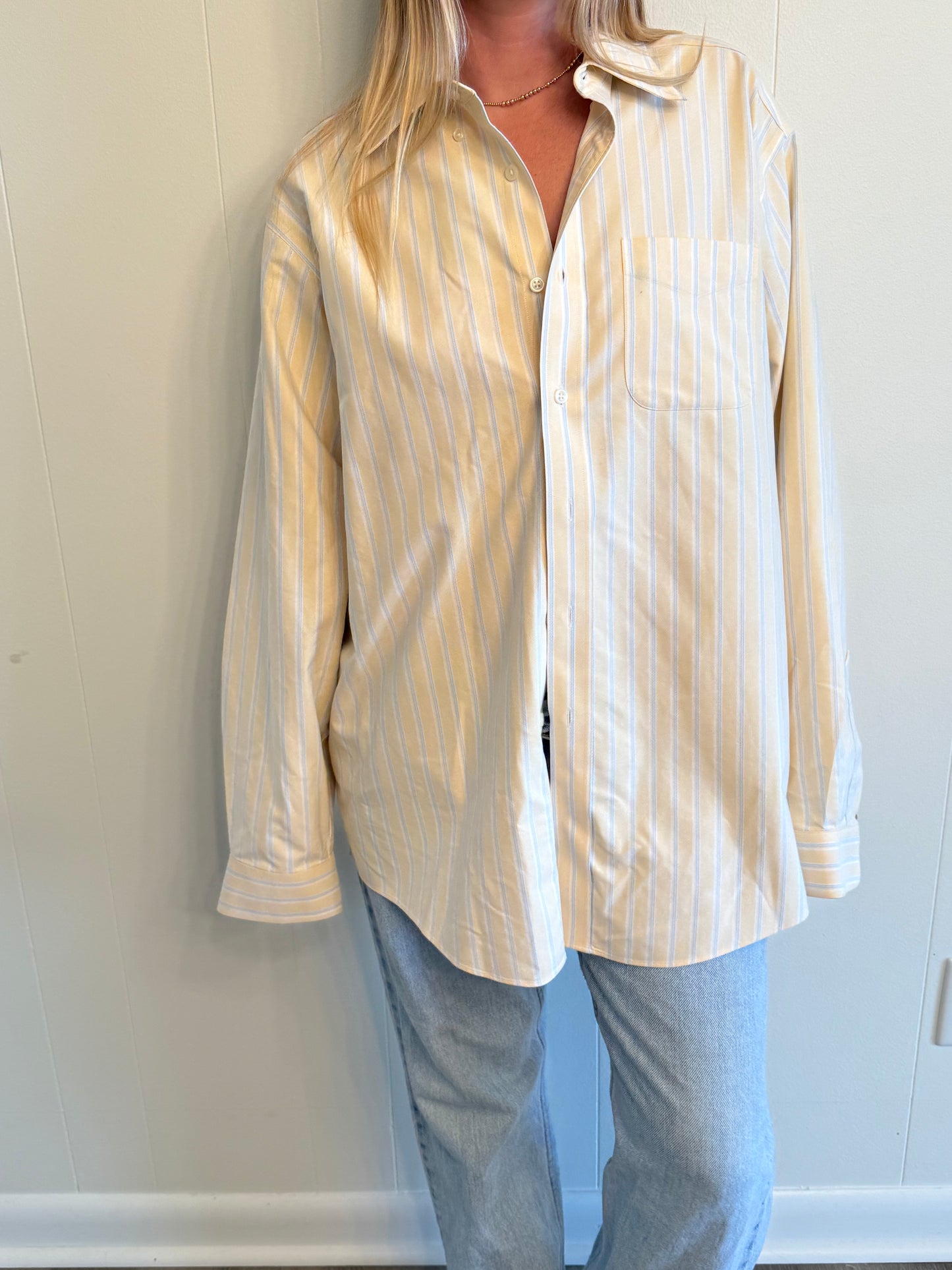 Lemon Drop Button Down